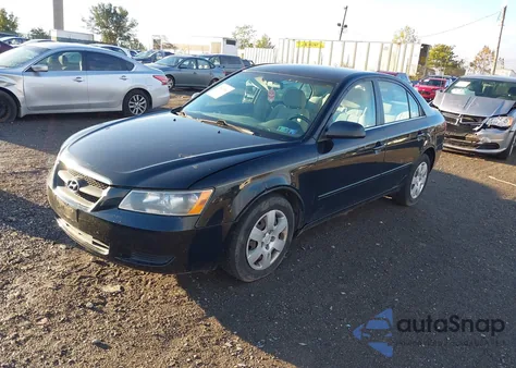 2008 Hyundai Sonata Gls V6 из США, поврежденный, VIN 5NPET46F48H339049